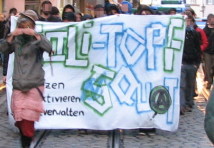 Solidemo für mehr autonome Freiräume