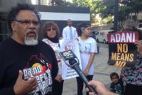 Adrian Burragubba, leader of the Aboriginal resistance to the mine.