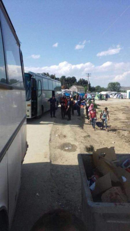 Eviction of Idomeni Camp 17