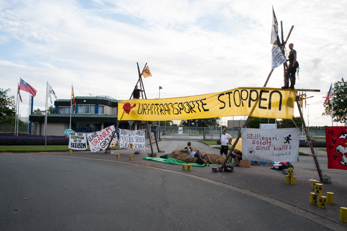 Urananreicherungsanlage Gronau blockiert