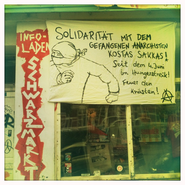 Solidarität mit Kostas Sakkas