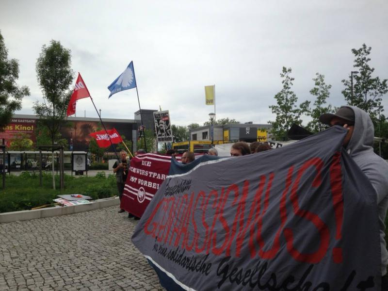 Antifaschistischer Protest am Eastgate / Marzahn (2014)