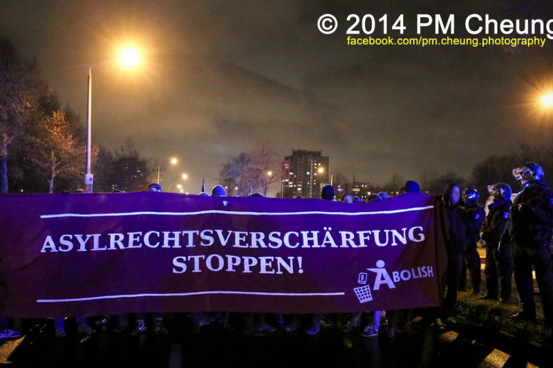 Antira-Demo Berlin-Marzahn