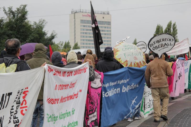 Seitentransparente der Demo 