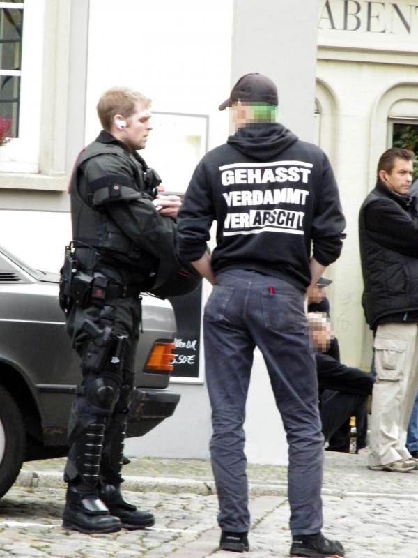 Antifaschistische Demonstration am 14. November 2009 in Freiburg