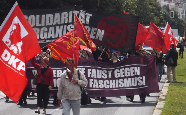 Demo auf der Prenzlauer Allee