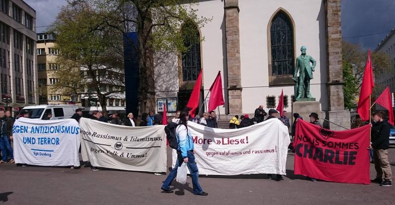 Antifa-Kundgebung gegen islamistischen Terror