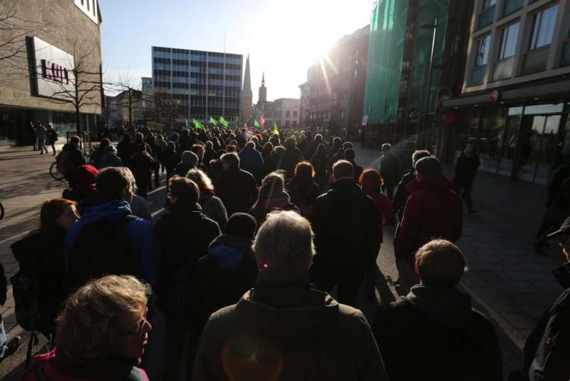 Refugees Welcome - Demonstration am 17.01.2015 in Lübeck