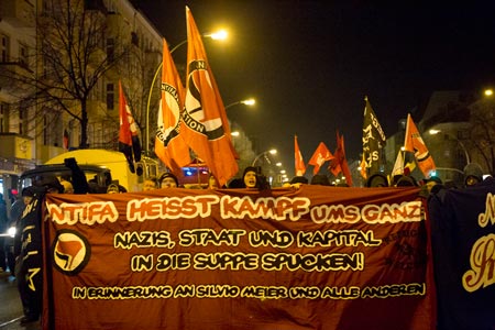 Silvio Meier-Demo 2014 in Berlin