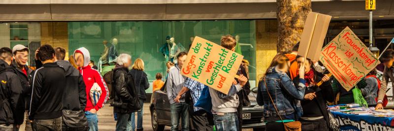 Kundgebung auf dem Stuttgarter Marktplatz