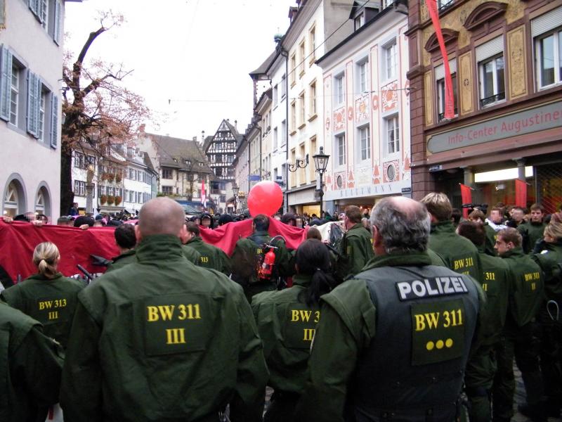 Antifaschistische Demonstration am 14. November 2009 in Freiburg