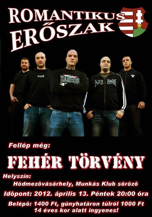 Romantikus Eröszak & NS-Hardcore Band Feher Törveny