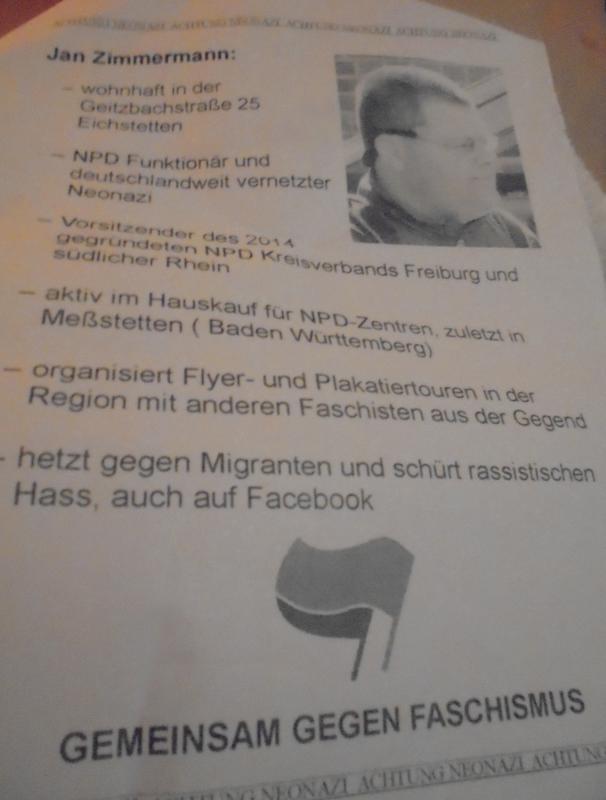 Outing-Flyer Jan Zimmermann