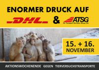 dhl stoppen - tierversuche stoppen!