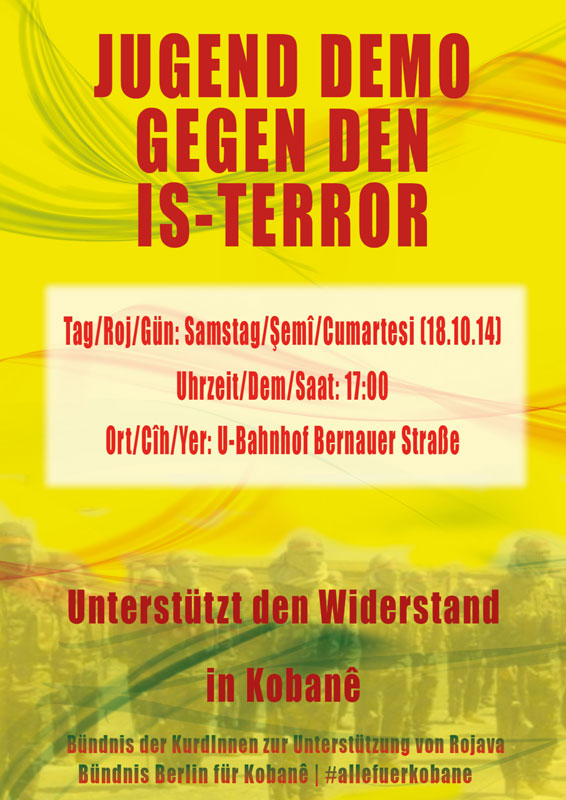 Jugend Demo gegen den IS-Terror