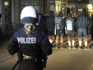 So sah es in der Nacht auf Samstag auf dem Ölberg aus. Es folgten etliche Handgreiflichkeiten. 