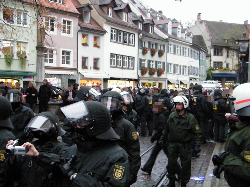 Antifaschistische Demonstration am 14. November 2009 in Freiburg