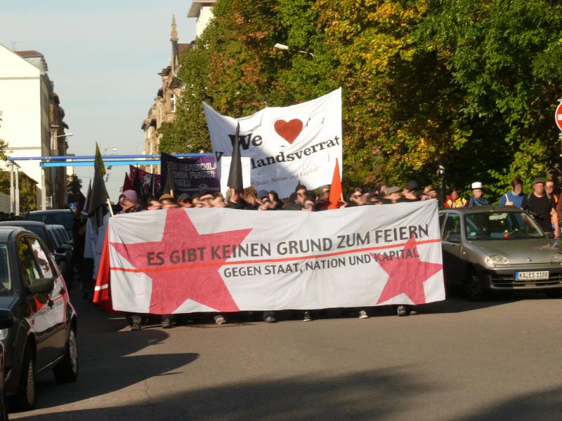 Demonstration des Bündnisses „Kein Grund zum Feiern“ Bild Nr. 3