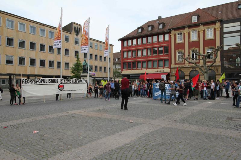 Kundgebung auf dem Marktplatz 1