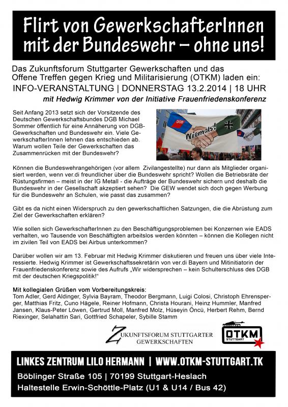 flyer flirten mit der bundeswehr