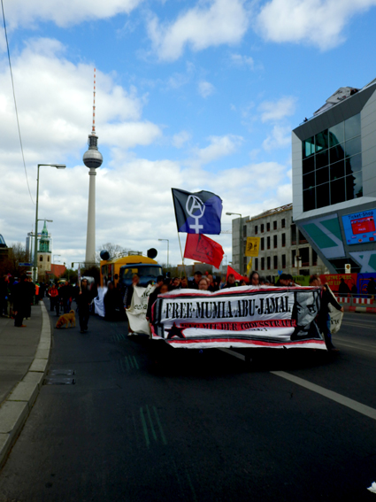 Berlin - FREE MUMIA Demo, April 2015