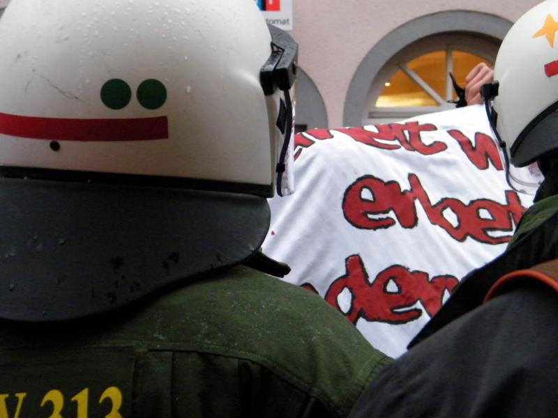 Antifaschistische Demonstration am 14. November 2009 in Freiburg