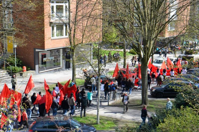 Auf der DGB Demonstration