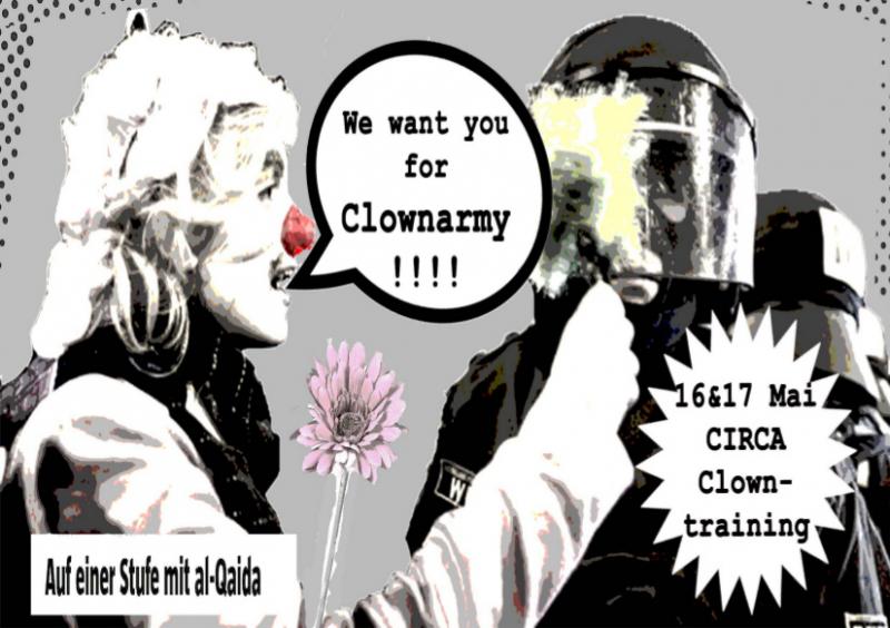 CLOWN ARMY recruiting training