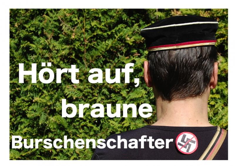 Hört auf, braune Burschenschafter