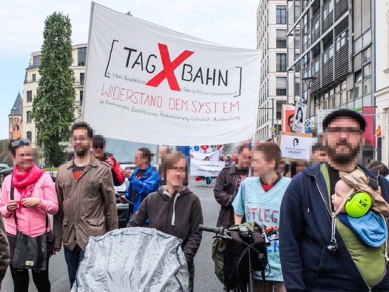 S-BahnerInnen gegen Privatisierung