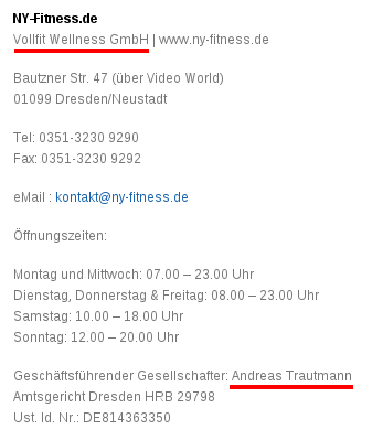 [DD] Dresden-Neustadt: Fitnesscenter mit Polizei-Backdoor?