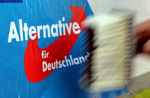 Vor der Landtagswahl am Sonntag haben Unbekannte ihrem Unmut gegenüber der AfD Ausdruck verliehen - auf Kosten des Hotels Maritim in Stuttgart.