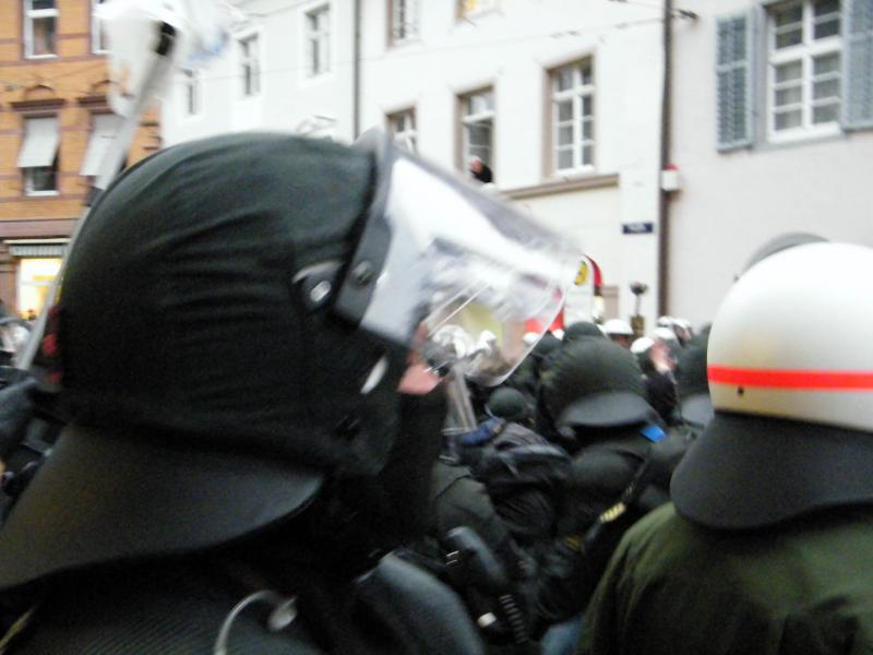 Antifaschistische Demonstration am 14. November 2009 in Freiburg