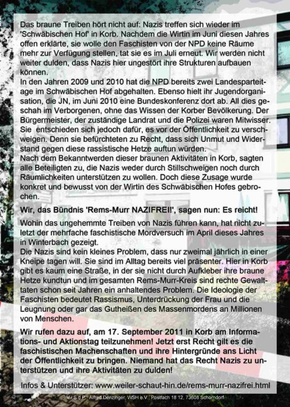 Flyer hinten