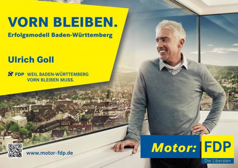 Hat offenbar keine Berührungsängste mit Neofaschisten und Rechtsauslegern: Ulrich Goll von der FDP