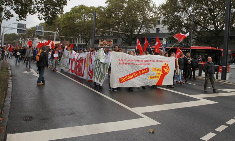 Die Demo in der Kurfürstenanlage