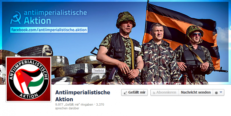 Auftritt der sogenannten "Antiimperialistischen" Aktion