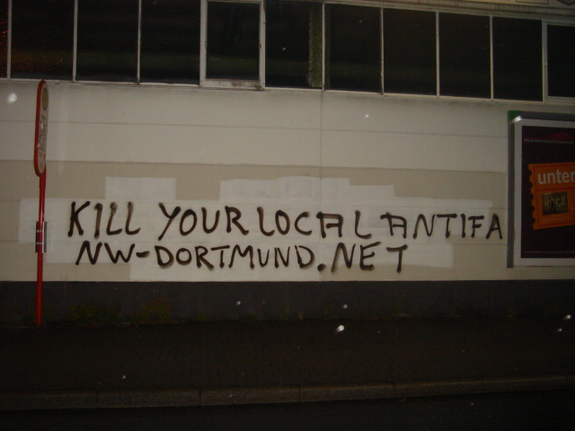 kill your local antifa - sprayerei 1