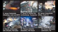 Die B.Z. hat die Bilder von 48 Brandanschlägen zusammengestellt