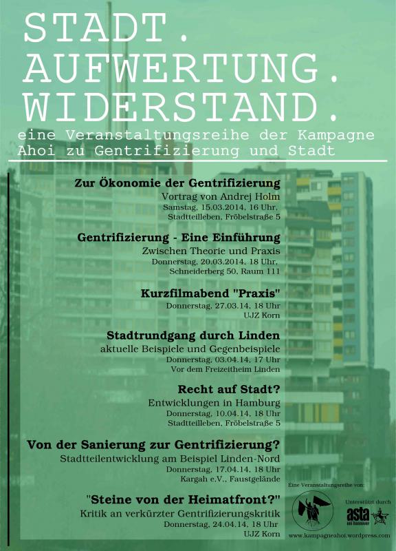 Stadt. Aufwertung. Widerstand.