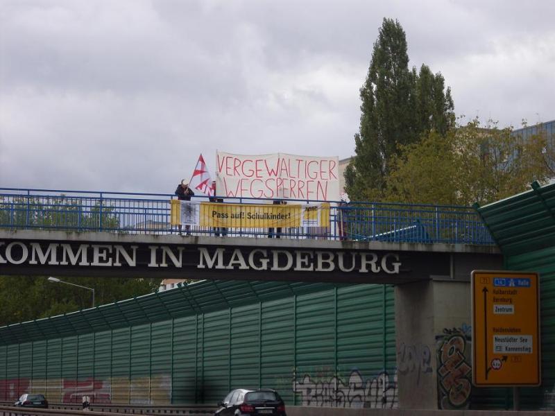 Die JN Magdeburg mobilisiert für Stendal