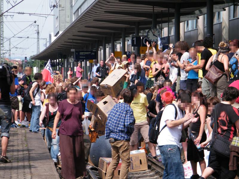 Freiwillige Blockade-Räumung