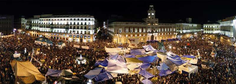 Die Nacht am SOL in Madrid