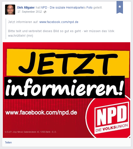 NPD jetzt informieren