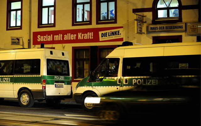 Die Zentrale der Linkspartei in Dresden. Foto: dapd