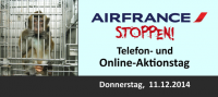 Air France und Tierversuche stoppen!