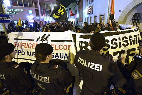 antifa-demo traiskirchen