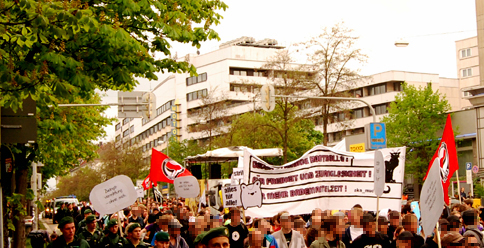 Antikapitalistische Abenddemo am 30.4. im Vorjahr