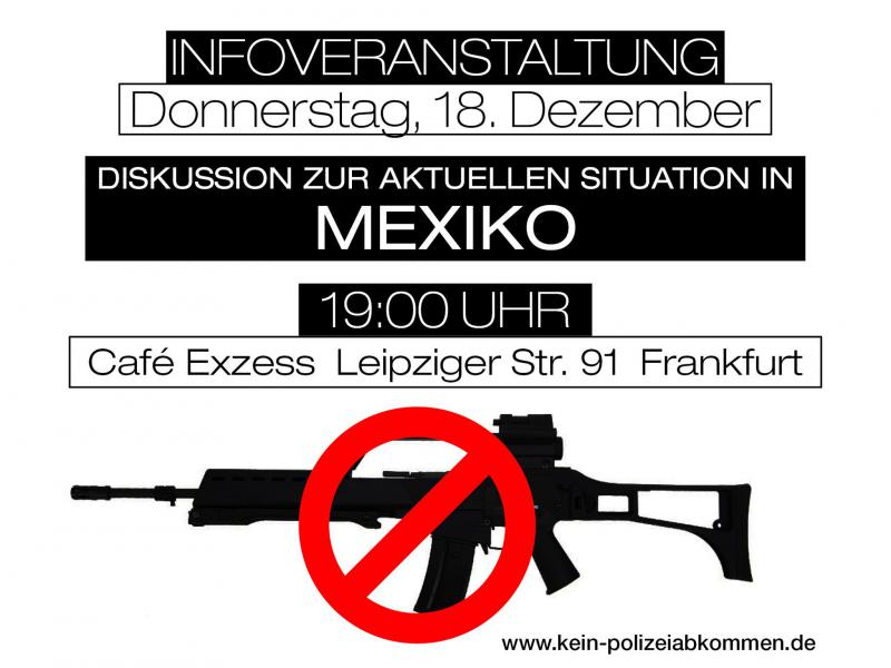 Infoveranstaltung zur aktuellen Situation in Mexiko