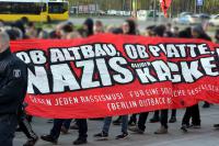 Ob Altbau, ob Platte: Nazis bleiben kacke